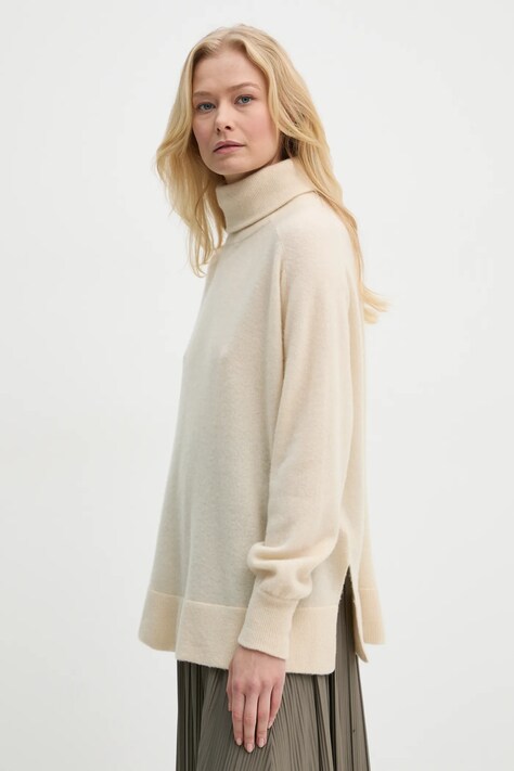 American Vintage maglione in lana donna colore beige RAX18FH24