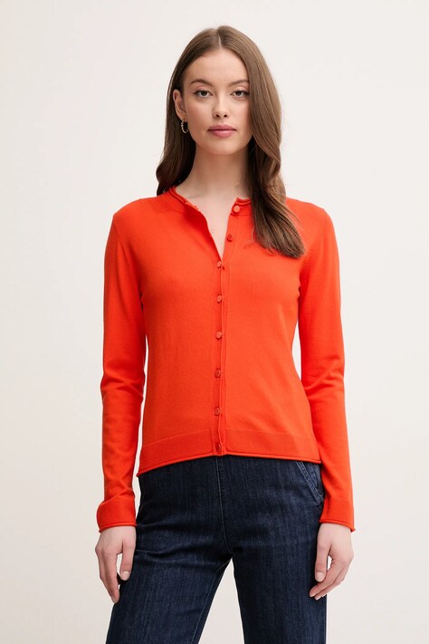 Sisley cardigan femei, culoarea verde, light, 17Q3M5203