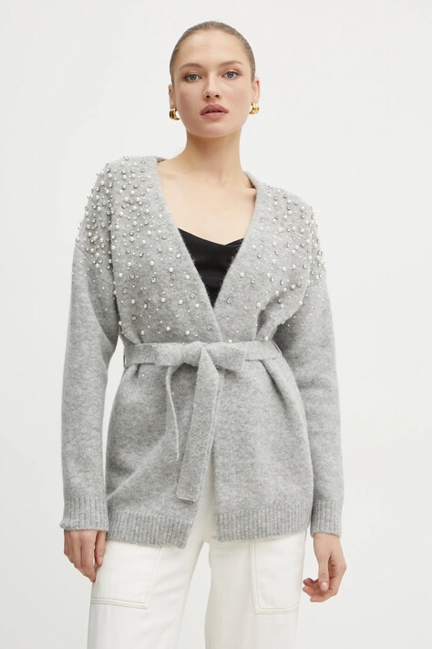 Marciano Guess cardigan din lana SIBILLA culoarea gri, 4BGR13 5786Z