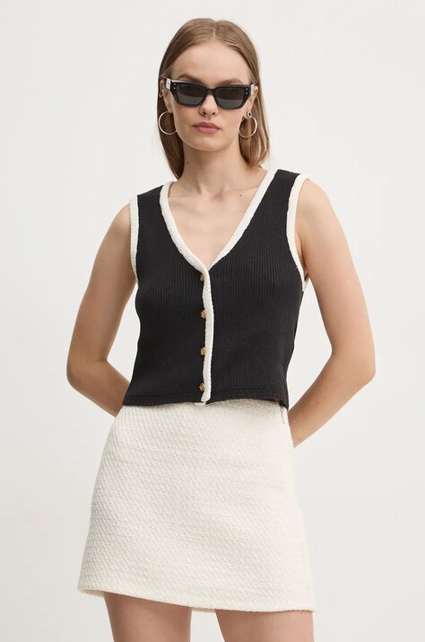 Vesta Abercrombie & Fitch černá barva, KI150-4193
