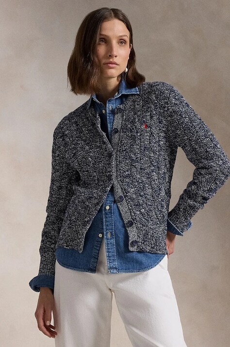 Polo Ralph Lauren cardigan in cotone colore beige 211947926