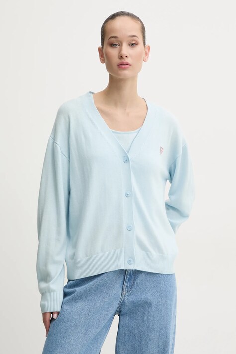 Guess Jeans cardigan din amestec de lână light, W4BR16 Z3HO2