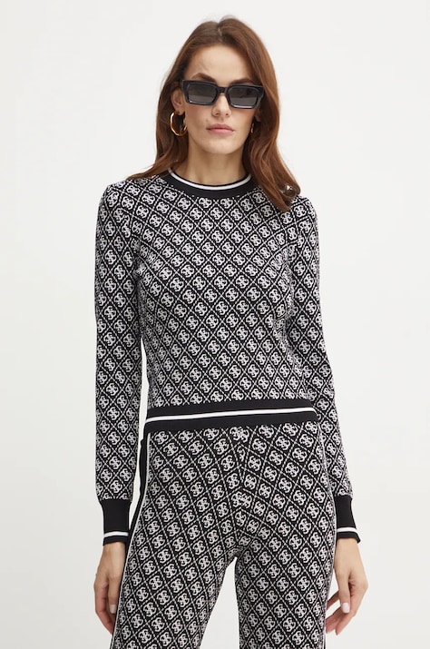 Guess sweter LISE damski kolor czarny  W4BR21 Z37K0
