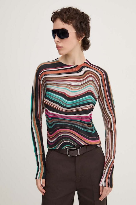 Пуловер Desigual LIVERPOOL дамски в черно от лека материя 24WWJF69