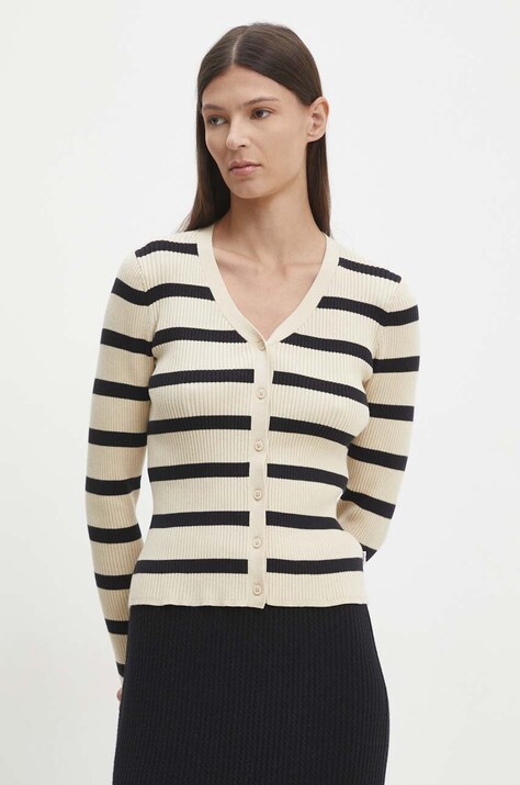 Levi's cardigan femei, culoarea bej, A8895