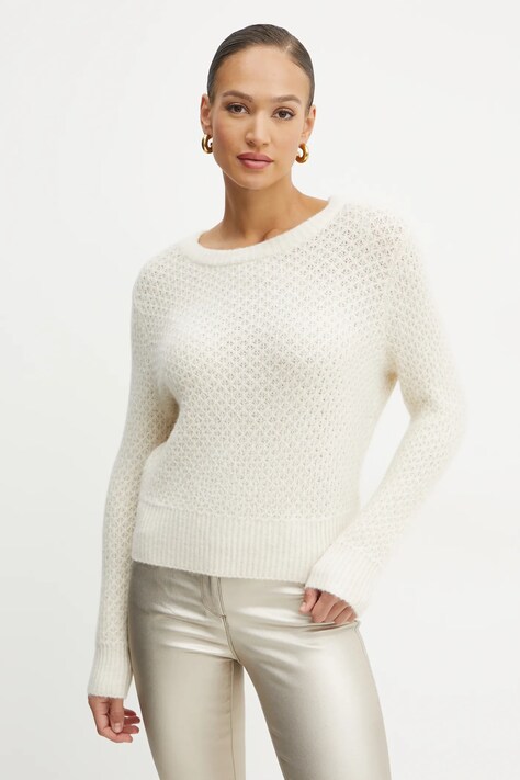 Пуловер с вълна Morgan MPAUL дамски в бежово MPAUL