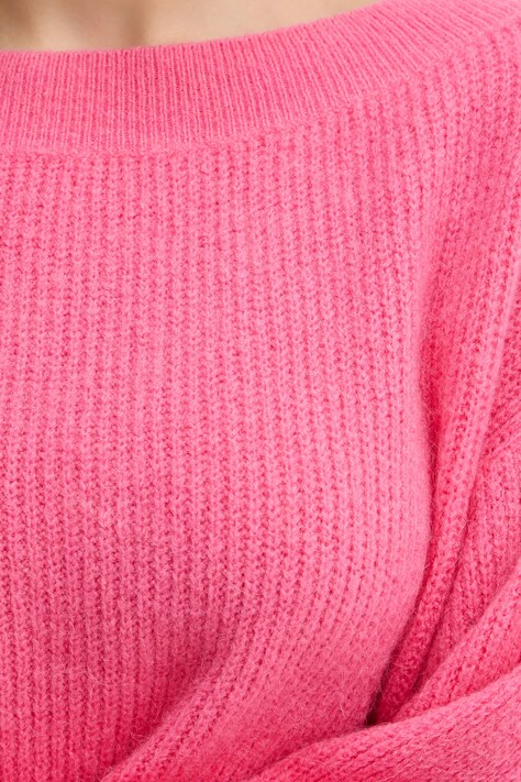 Светр з домішкою вовни Morgan MREINE — AW24-SWD1AL, рожевий — фото 5