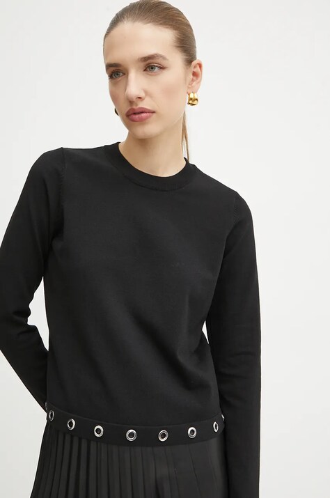 Πουλόβερ Morgan MAYE χρώμα: μαύρο, MAYE