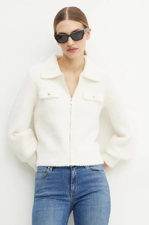 Morgan cardigan MDOMI culoarea bej, light, MDOMI