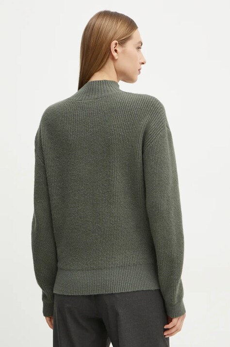 Светр з домішкою вовни Morgan MSTORI — AW24-SWD1D6, зелений — фото 3