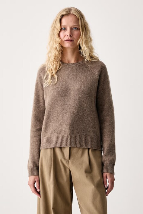 From Future Sweter damski kaszmirowy zielony WPR00005