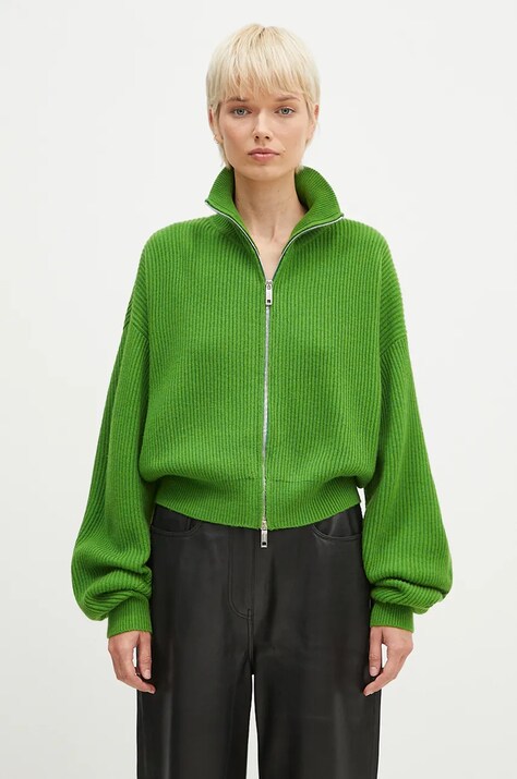 Sportmax cardigan din lână Svago culoarea verde, călduros, 2422346012600