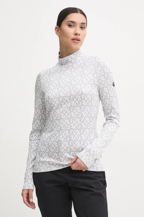 Newland sweter Arya damski kolor szary lekki z półgolfem N46514.144