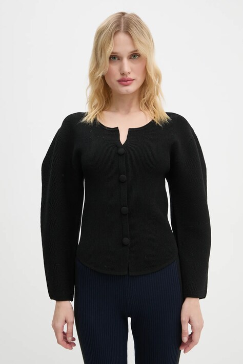 By Malene Birger cardigan FRANCINAS femei, culoarea negru, Q72575003