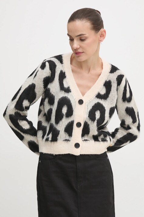 Artigli cardigan femei, culoarea bej, ACMA000081