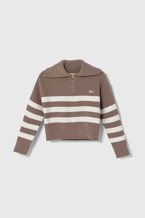 Guess pulover copii culoarea bej, J4YR10 Z3FU0
