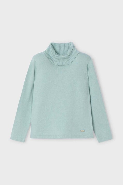 Dětský svetr Mayoral tyrkysová barva, 313