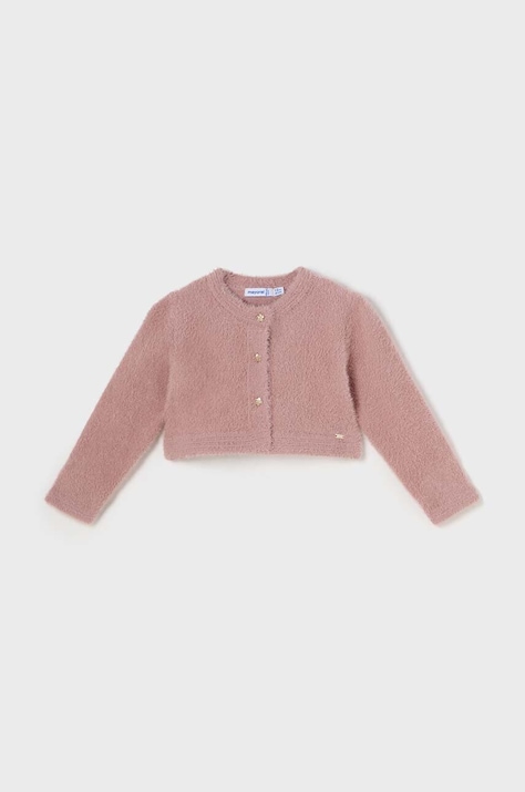 Mayoral cardigan bebe culoarea bej, 2325