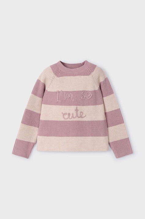 Детски пуловер Mayoral в розово 4357