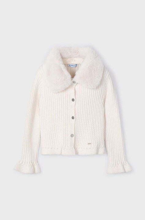 Mayoral cardigan copii culoarea bej, 4362