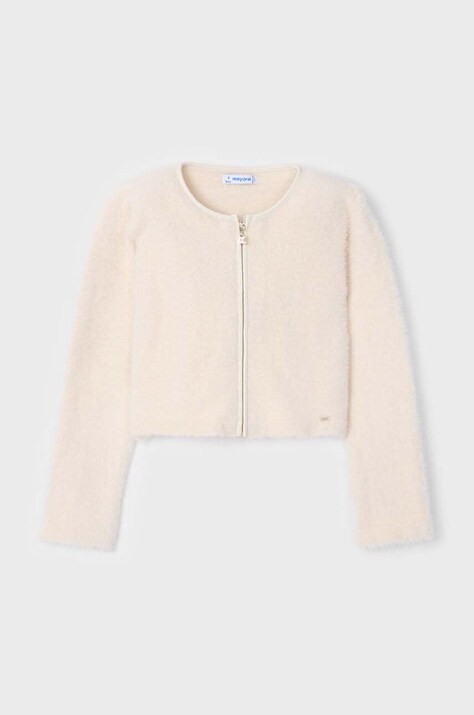 Mayoral cardigan copii culoarea bej, light, 4363