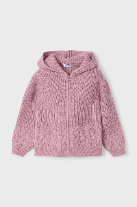 Детский кардиган Mayoral цвет розовый 4367
