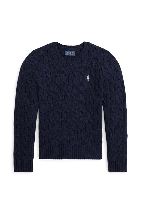 Детски пуловер Polo Ralph Lauren в тъмносиньо 313877375008