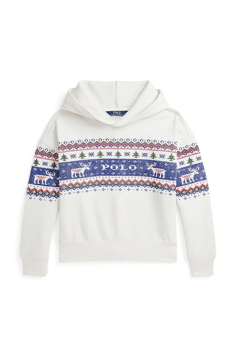Polo Ralph Lauren bluza dziecięca kolor biały z nadrukiem 313952121001