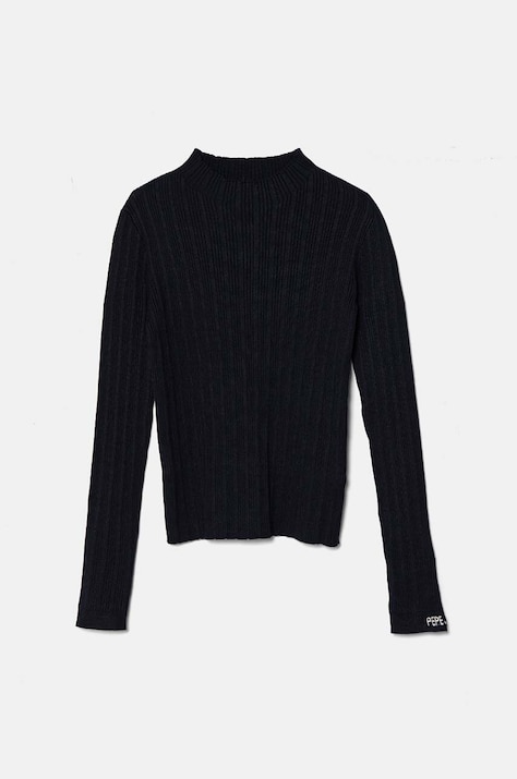 Детски пуловер Pepe Jeans WILA в тъмносиньо от лека материя PG701084
