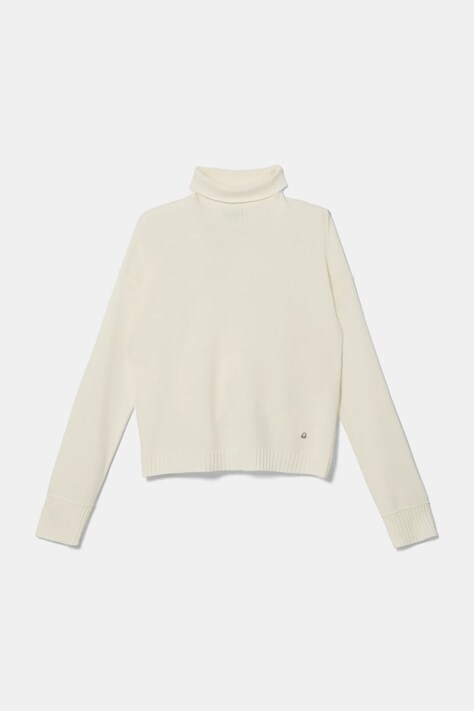 Детски пуловер с вълна United Colors of Benetton в бежово от лека материя 106WC200G