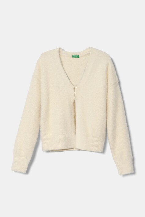 United Colors of Benetton pulover copii culoarea bej, 19BAC601L