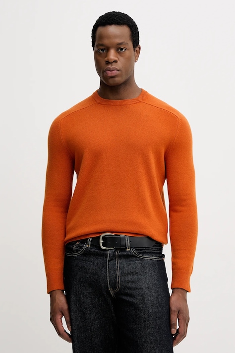 Μάλλινο πουλόβερ United Colors of Benetton ανδρικό, χρώμα: κόκκινο, 1006U108W