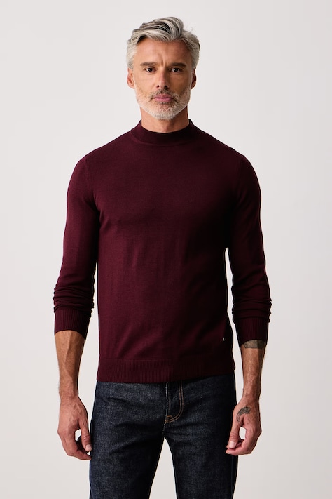 Joop! Sweter męski wełniany bordowy 30032606