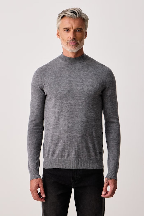 Joop! Sweter męski wełniany szary 30032606