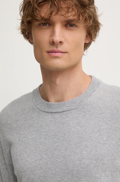 Светр з домішкою вовни Pepe Jeans NEW ANDRE CREW NECK — AW24-SWM0AE, сірий — фото 4