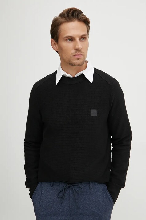 Boss Orange maglione con aggiunta di cachemire colore nero  50527584