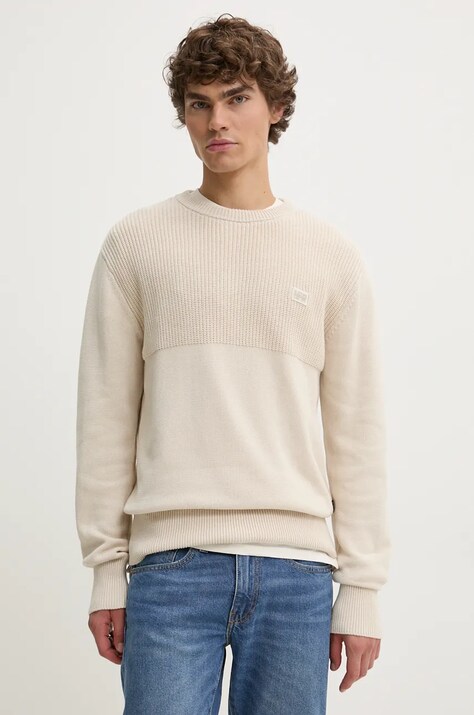 G-Star sweter męski kolor beżowy  D25127-C868