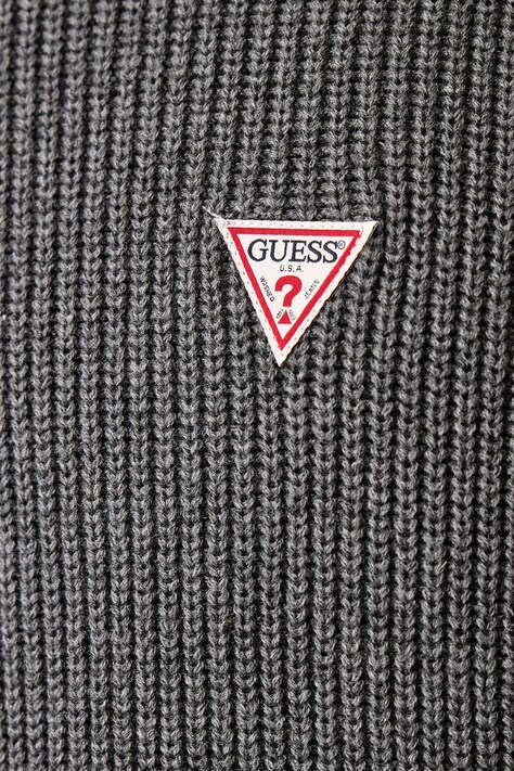 Guess Jeans светр чоловічий бавовняний — AW24-SWM0G4, сірий — фото 5
