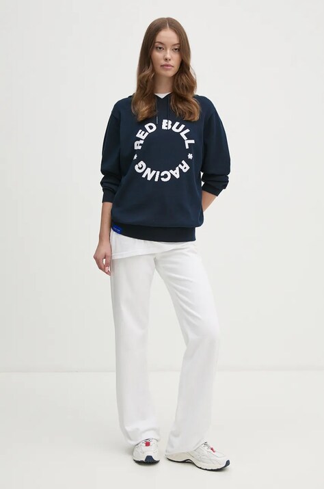 Бавовняний светр Red Bull Racing x Pepe Jeans Red Bull Racing x Pepe Jeans — AW24-SWU00S, темно-синій — фото 4