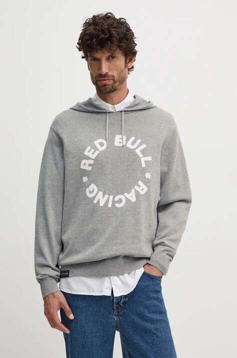 Бавовняний светр Red Bull Racing x Pepe Jeans Red Bull Racing x Pepe Jeans — AW24-SWU00S, сірий — фото 2