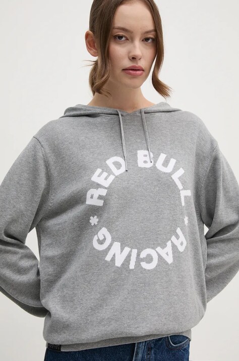 Бавовняний светр Red Bull Racing x Pepe Jeans Red Bull Racing x Pepe Jeans — AW24-SWU00S, сірий — фото 7