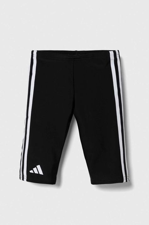 Παιδικό σορτς adidas Performance 3SAM χρώμα: μαύρο, HR7479