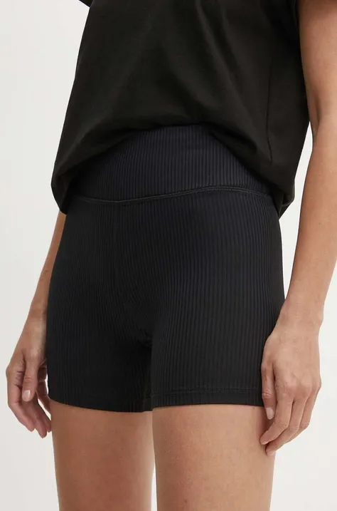 Kratke hlače Dkny ženske, črna barva, DP4S5172