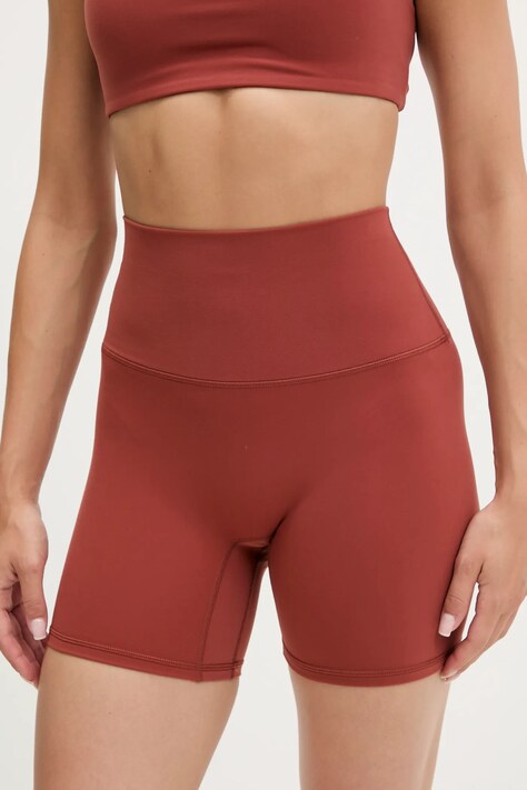 JOYINME szorty do jogi Movement kolor pomarańczowy gładkie high waist Szorty.Movement