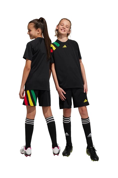 Детски къс панталон adidas Performance FORTORE23 SHO Y в черно със стандартна талия IK5728