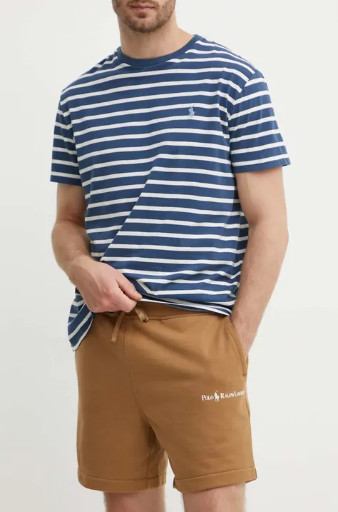 Polo Ralph Lauren pantaloni scurti barbati, culoarea maro, 710950134001