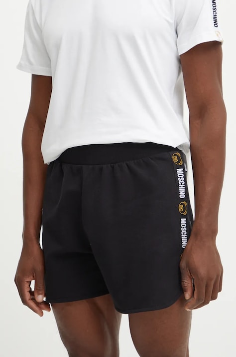 Šortky Moschino Underwear černá barva, 68014424