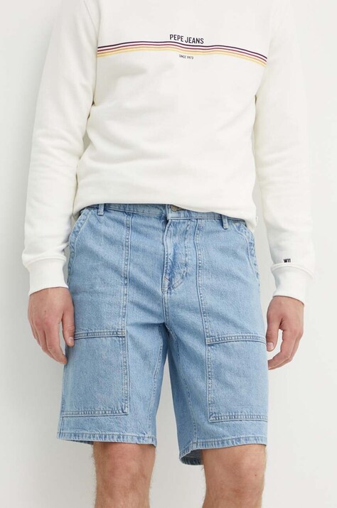 Τζιν σορτς Pepe Jeans RELAXED SHORT UTILITY PM801109