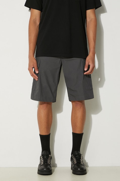 Βαμβακερό σορτσάκι Carhartt WIP χρώμα: γκρι, I028246.8702