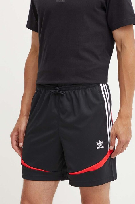adidas Originals pantaloni scurti barbati, culoarea negru, IX9642